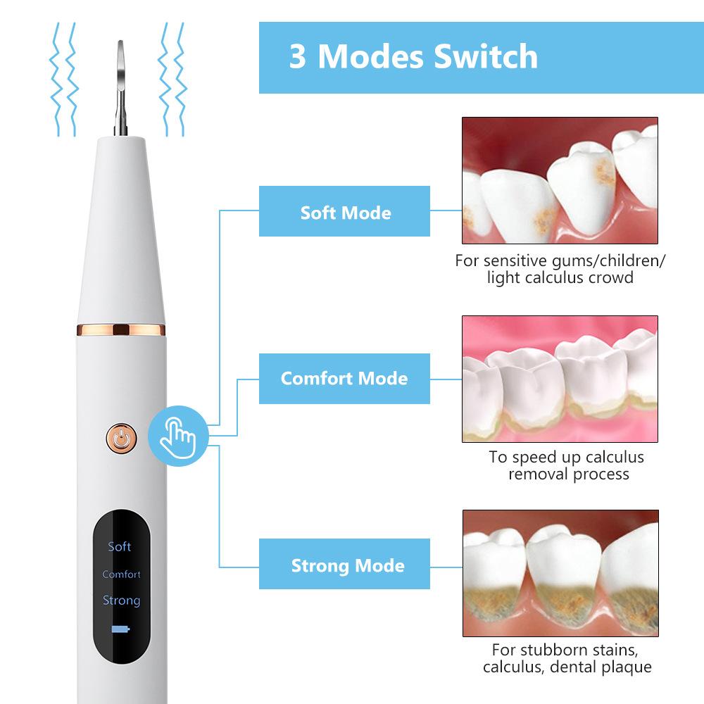 Electric Irrigator Dental?Teeth Whitening USB Rechargable Oral?Care Cleaning Device