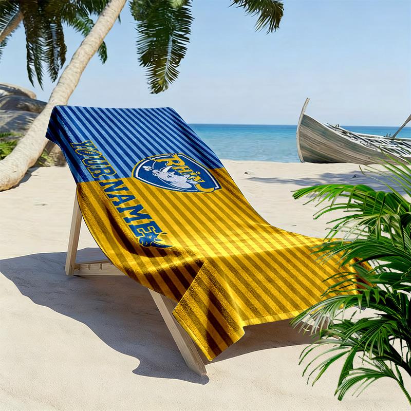 Leeds Rhinos Print Beach Towel, Large Soft Quick Dry Towel for Beach Camping Swimming