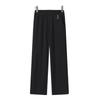 High-Waisted Tencel Pants for Middle-Aged and Elderly Women - Loose Fit, Slimming, Elastic Waistband, Casual Straight-Leg.