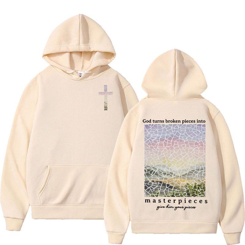 Bible Verse Christian Autumn and Winter Printing Sweater Hoodie Religious Gift Jesus Apparel for Men Gothic
