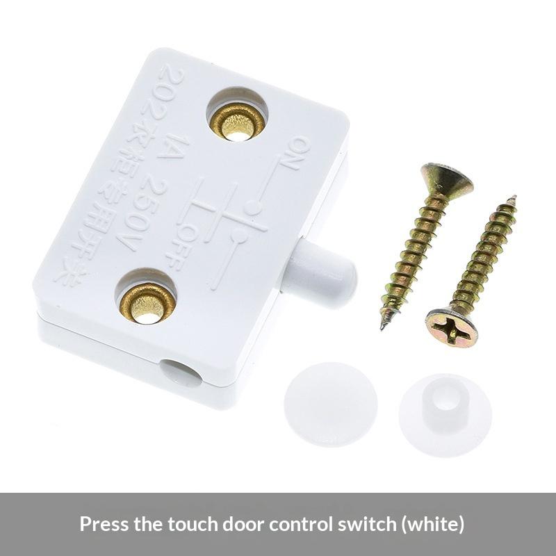 Automatic Reset Cabinet Door Switch Smart Closet Wardrobe Light Control Switch Sensitive Contact Type for Home Renovation
