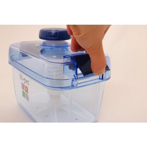 Risu Instant Pickle Container, Square, Clear Blue, 1.6L, Hyperpet, Recipe Included, Made In Japan, S-16
