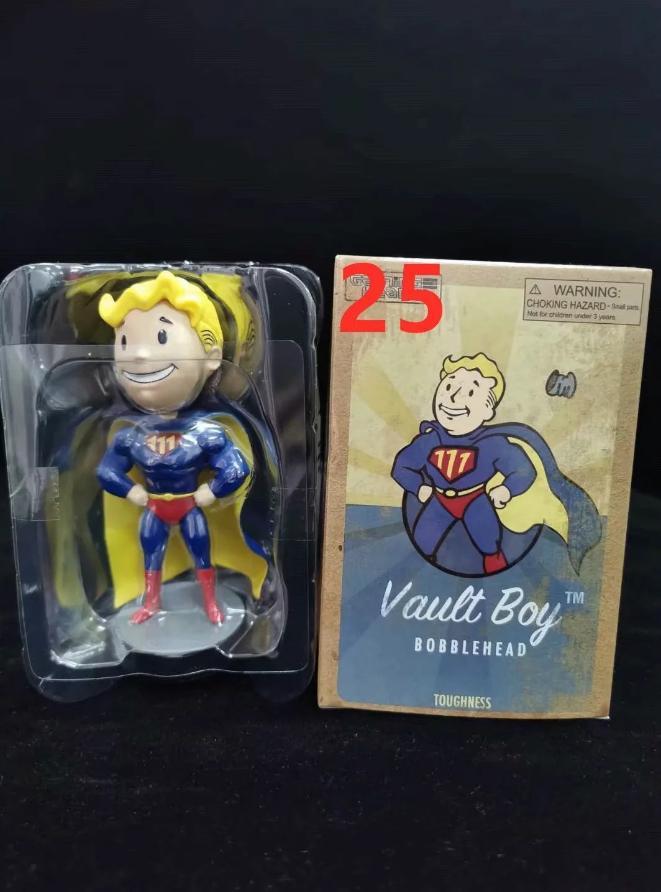 Cute Bobblehead Vault Boy Full Set Anime Action Figure Toys Statue Collection Model Doll Desktop Ornament Display Toys Gifts
