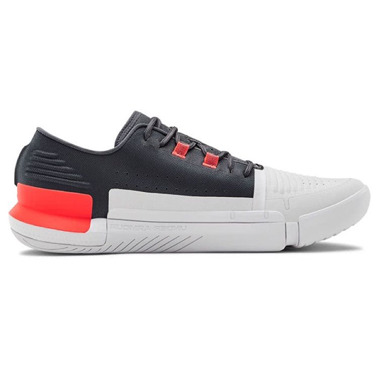 Under Armour Tribase Reign Low Training Shoes Men Sneakers Black White Red 3021289-107