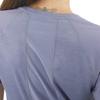 SALOMON Outline Round Neck Solid Color Comfortable Casual Short Sleeve T-Shirt Women T-Shirt Granite-Blue C24702