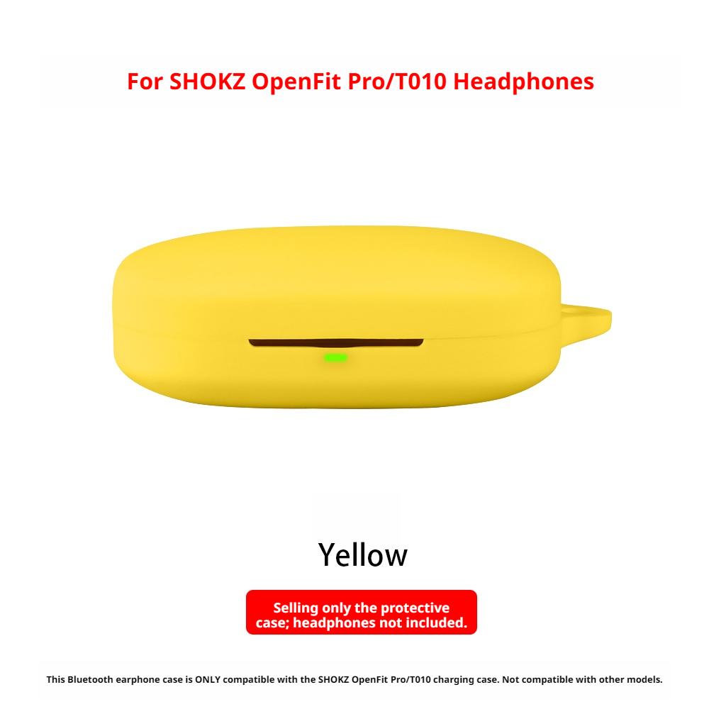 Weiche Silikon Schutzhülle für Shokz Openfit Pro T010 Kratzfest Stoßfest Vollabdeckung Ladecase Schutz Hülle Elektronik