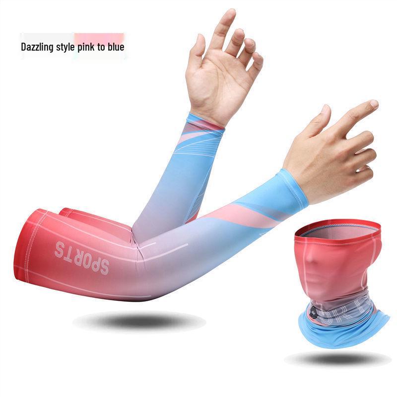 Ice Silk Sun Protection Sleeves for Men & Women - Summer Outdoor Sports Arm Coverage