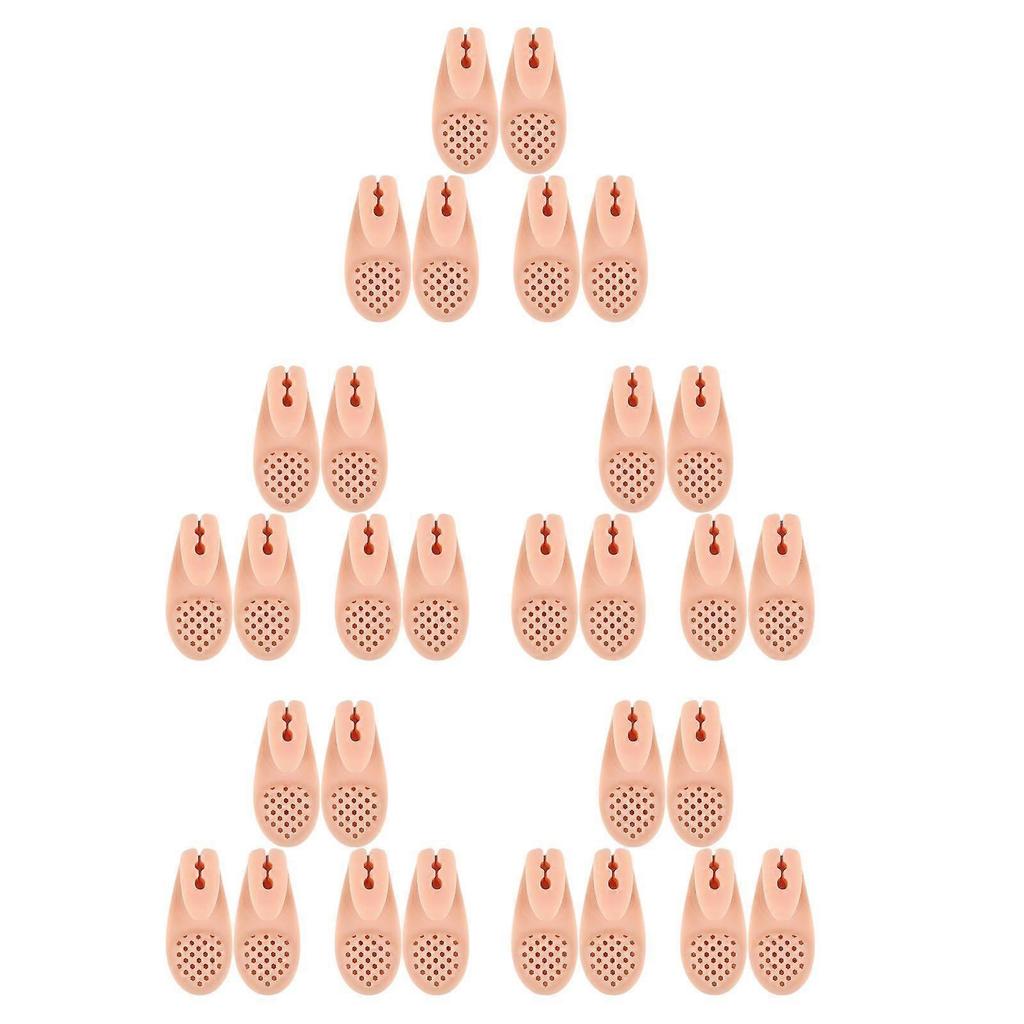 Big Toe Separators Silicone Toe Corrector for Toes 15Pairs Cushion Pads