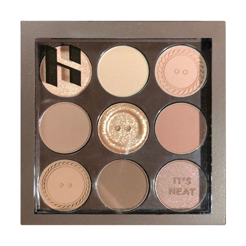 Girls Nine-color Eyeshadow Disc Smoke Purple Lace Pearlescent Matte Highlight Gray Purple Babes Multi-function