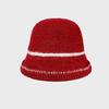 Autumn Winter Knitted Fisherman Hat Women's Bucket Hat