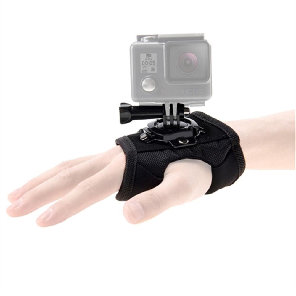 PULUZ PU162 360 Degree Rotation Glove Mount for GoPro/Insta360/DJI Osmo Action Camera Hand Strap