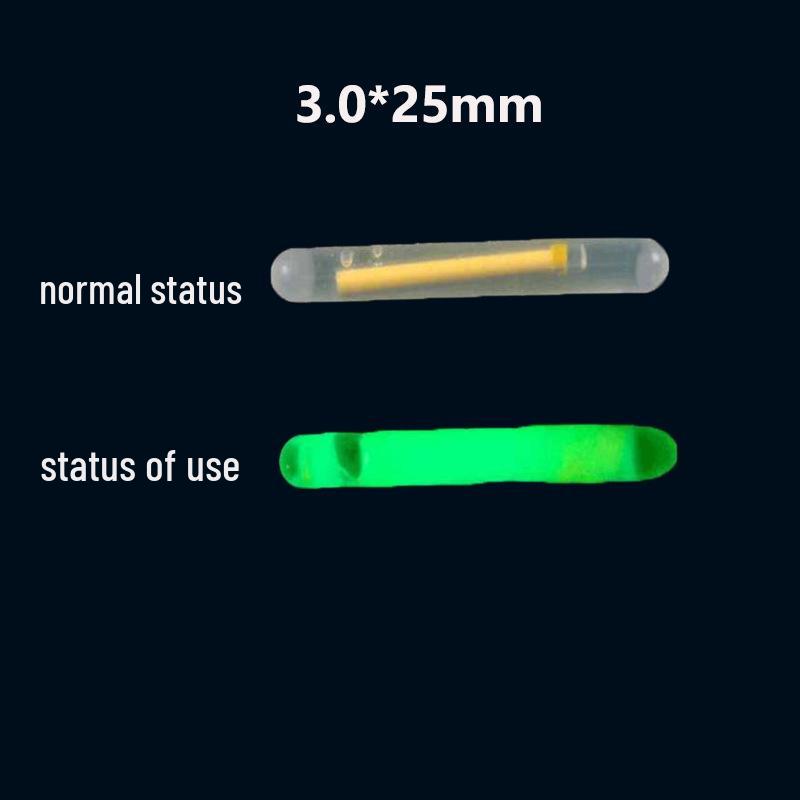 Ocean Glow Night Fishing Float Set: 5 Fluorescent Light Sticks with Holders