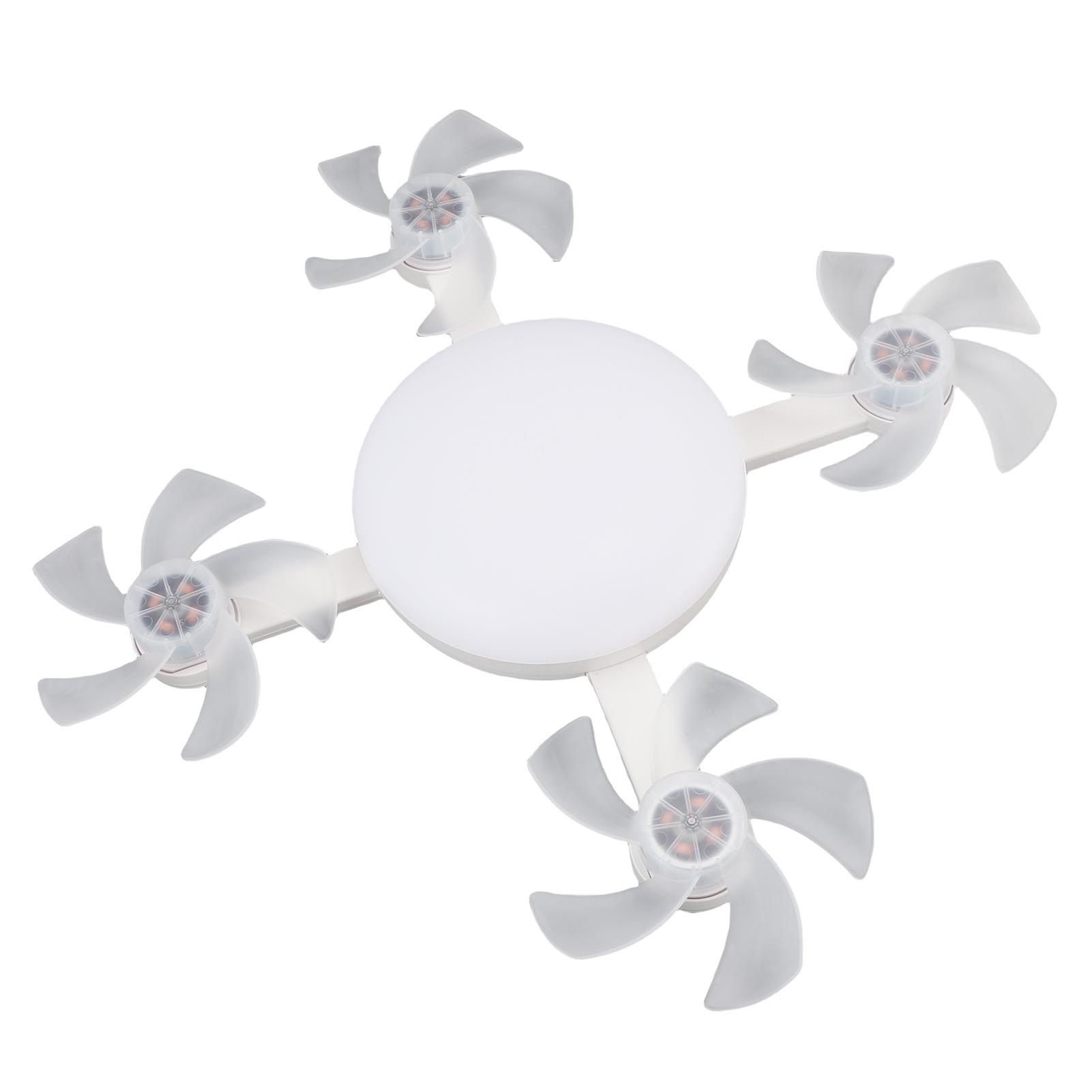 

Ceiling Fan Light E26 E27 Socket Remote Control 3 Speeds Fan with 3 Colors Lamp for Bedroom Living Room Kitchen Garage