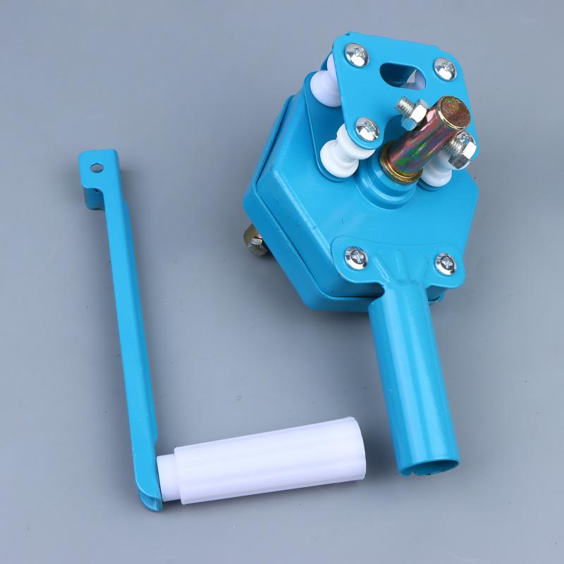 Manual Film Roller Shutter 1 PCS for Greenhouse Horticulture Wind Release Device Efficient Hand Crank for Plant Rooms синий