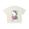260 GSM Double Yarn 32 Count 100% Cotton HXH V10 Killua Halloween Print Unisex Heavy Cotton T Shirt