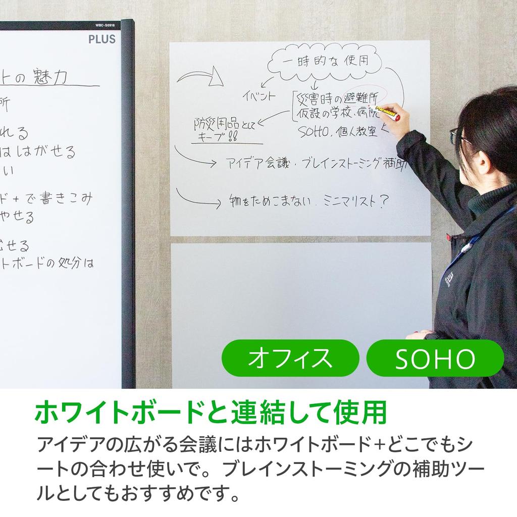 Sailor Fountain Pen Whiteboard Anywhere Sheet, W600mm x 20m Roll, 31-3500-000