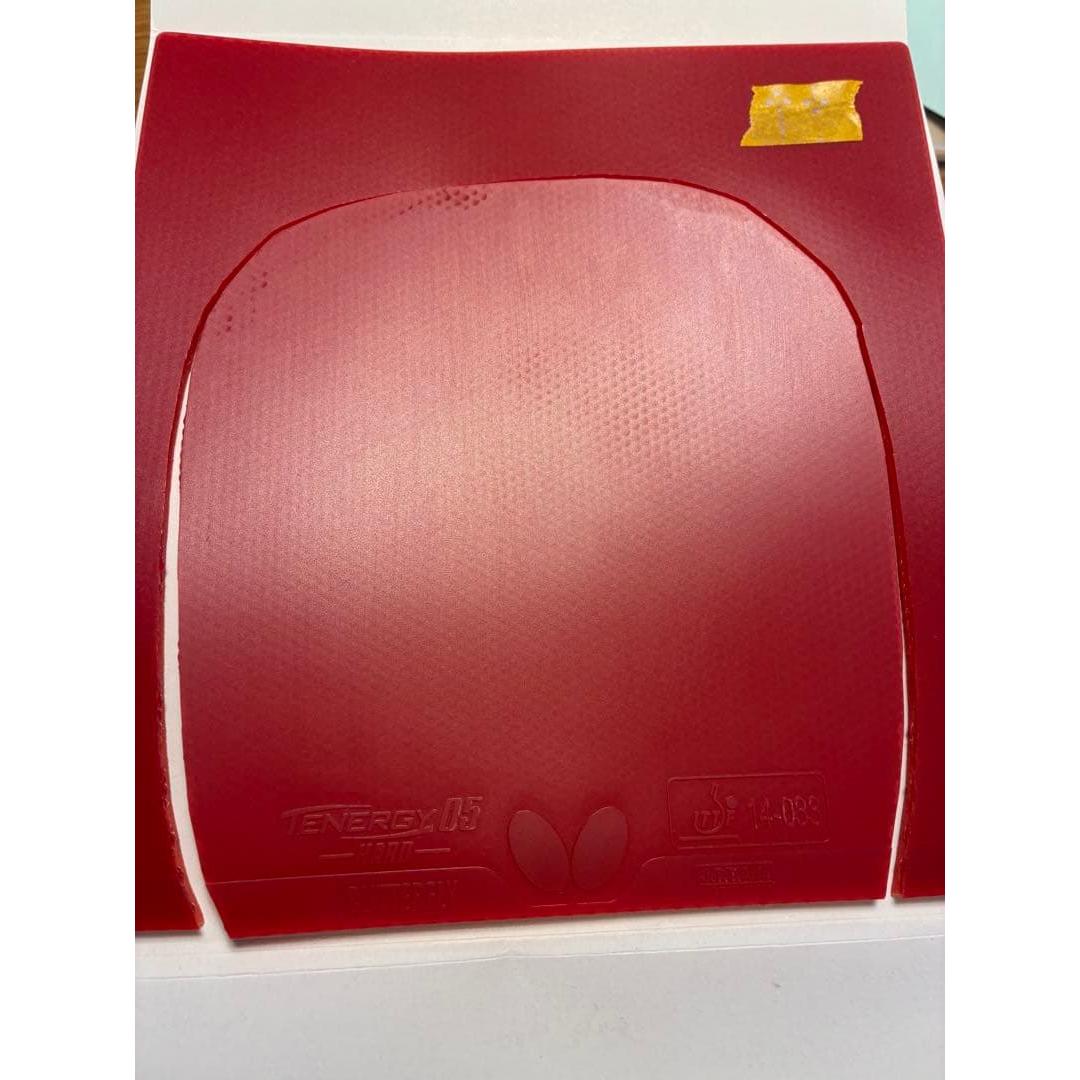 Used Tenergy 05 Hard Red Tokuatsu