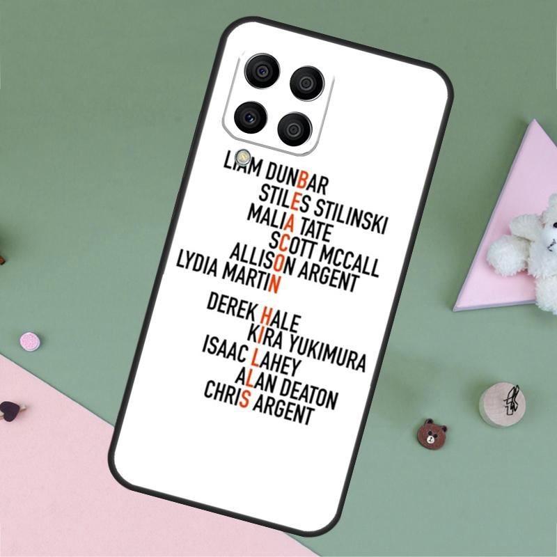 Teen Wolf Beacon Hills For Samsung Galaxy M23 M12 M13 M14 M15 M35 M55 M34 M54 M33 M53 M31 M11 M32 M52 M06 M16 Case
