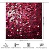 Sequins Shower Curtain Pink Bathroom Decoration Waterproof Decorations For Bathtub, Spa Or Pool Area Red White Shimmering Patter