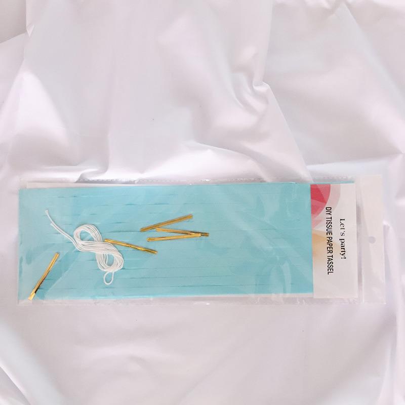 35cm Colorful Ribbon Paper Tassels for Birthday & Wedding Party Decorations