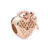 Rose Gold Love Lock Charm Women Charm 787655
