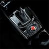 Center Control Stalls Gear Shift / Water Cup Holder Cover Trim For Mazda CX-5 CX5 2017 - 2024 ABS Matte / Carbon Fiber Interior