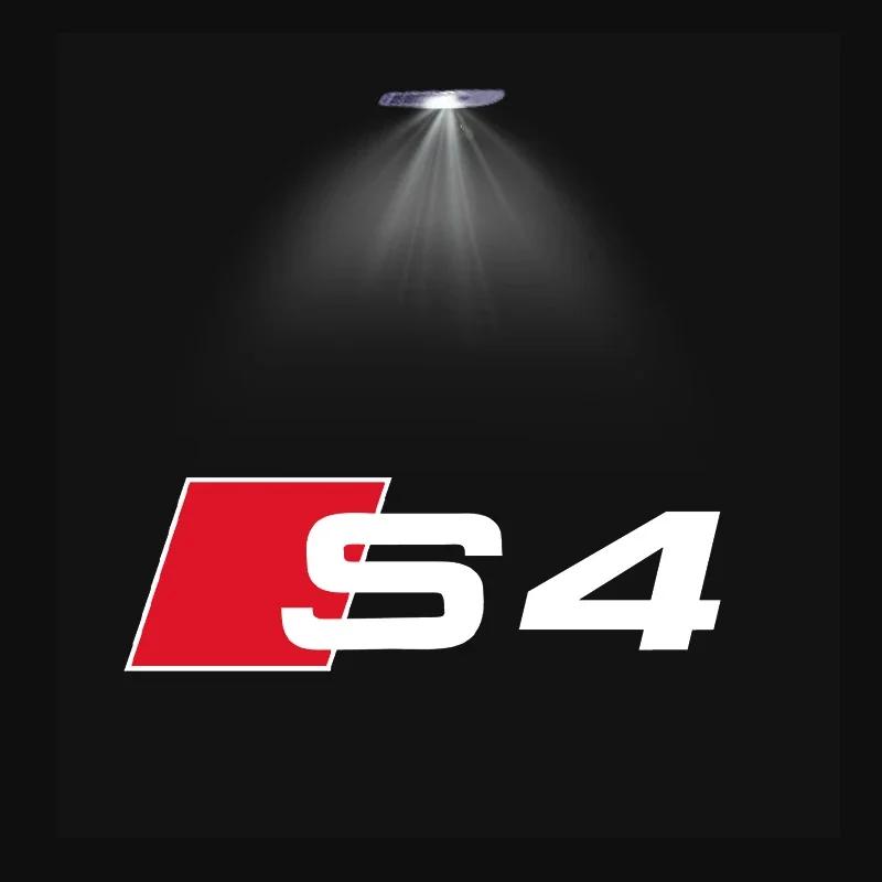 For Audi C74Pcs For Audi A3 A4 B8 8P 8V A6 C7 A5 Q5 B7 B6 B9 SLINE RS Q3 Q7 S3 S4 S5 S6 Car Door Welcome Light Led HD Projector Lamp