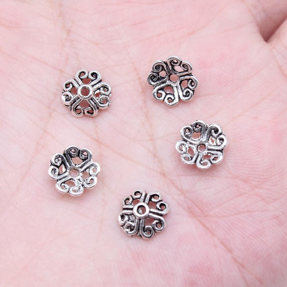 

Мини-торовые бусины-разделители Аксессуары Части Женские украшения Творческие предметы A33-50pcs-9x9mm