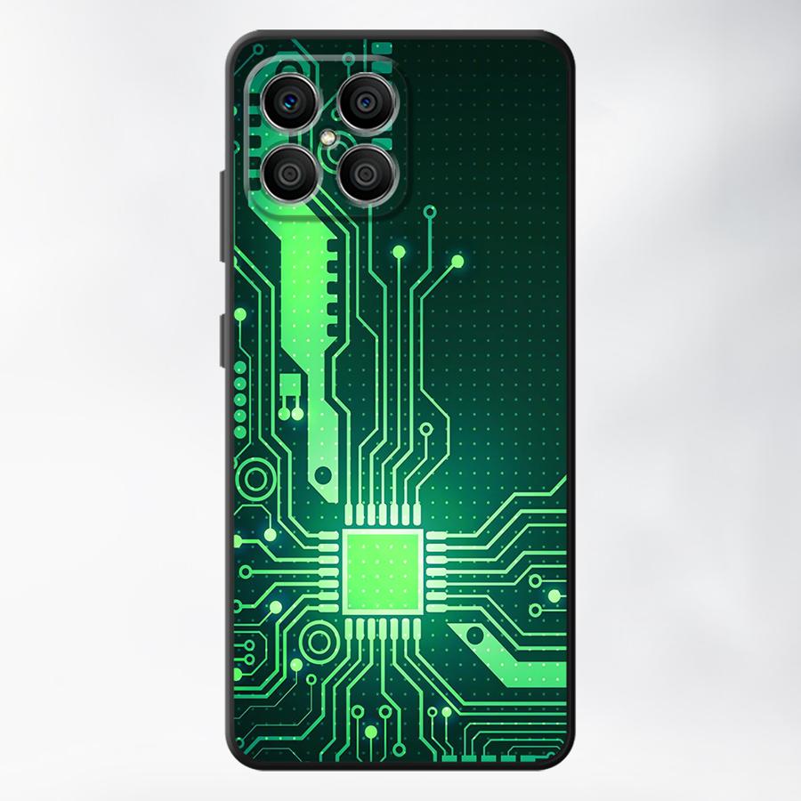Case for Huawei P30 P20 Pro P20 P40 Lite P Smart 2019 P20 Lite 2018 Funda Phone Cover Retro Circuit Board