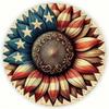Metal Tin Wall Art Sign, Vintage American Flag Rustic Decor Gift for Home