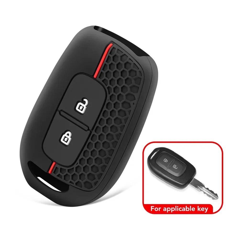 

Силиконовый чехол для ключа для Dacia Sandero Stepway Logan Duster для Renault Dokker Logan Stepway Clio 5 SS2 Renault TWingo Cover белый