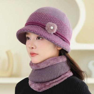 New Women's Hat Winter Cold Protection Thickened Warm Hat Rabbit Fur Hat Fleece Hat