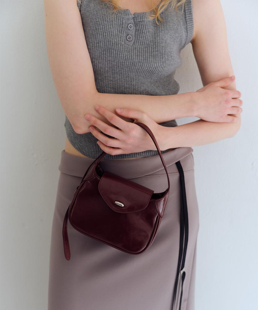 Ovhee Belle Tote Bag_Burgundy