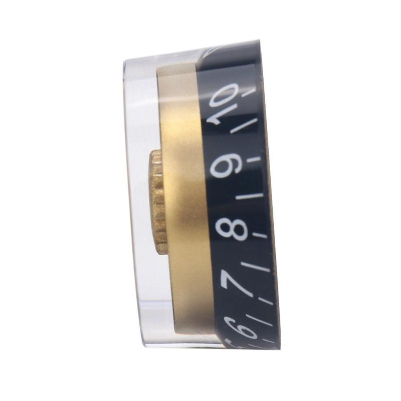 4pcs Electric Guitar Effect Knobs Volumes Tone Control Knobs Acrylic Top Hat Speed Control Knobs Replacement Part