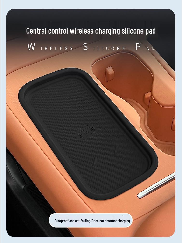 Leaper C10 Wireless Charging Anti-Slip Silicone Pad for Car Interior Protection & Decoration