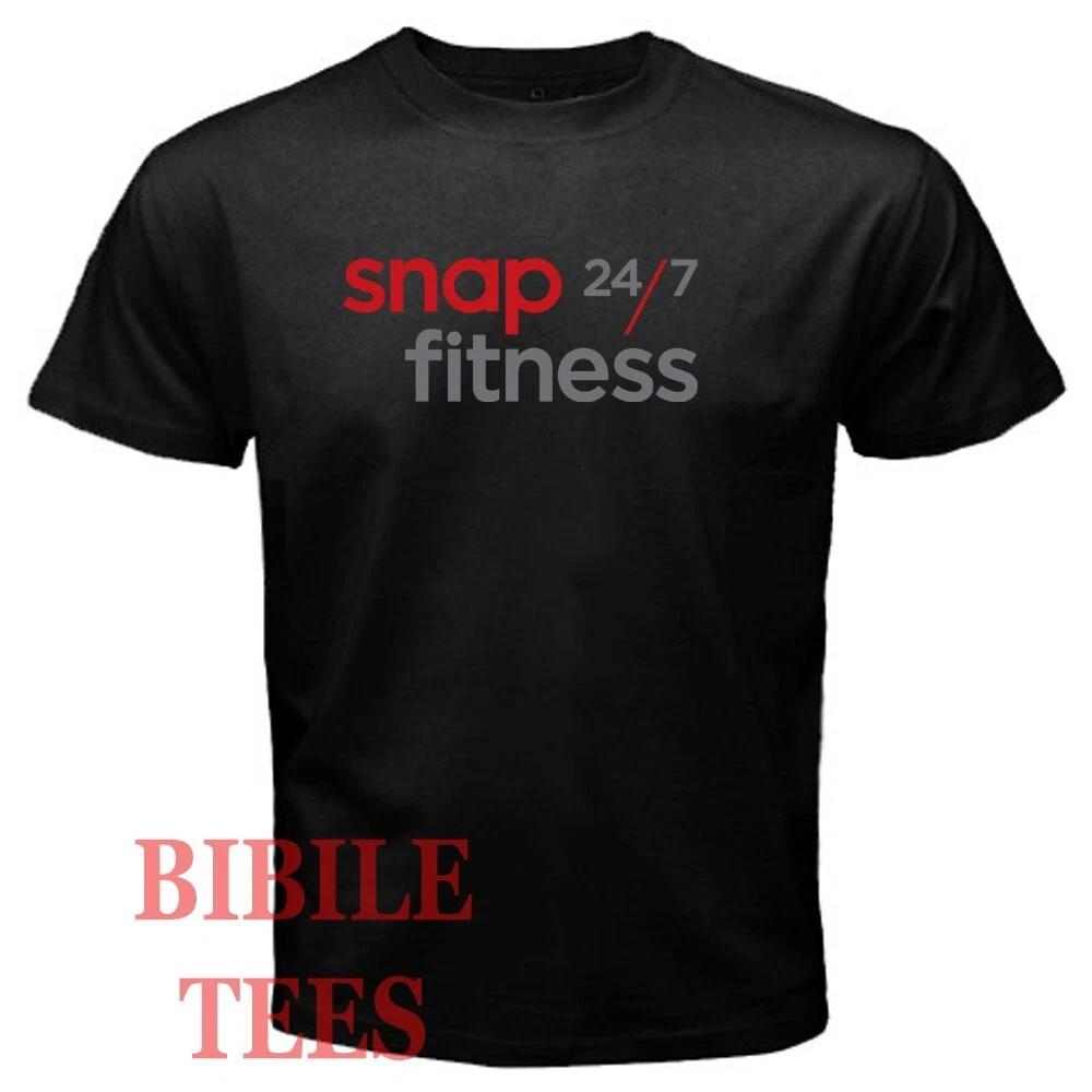 Snap Fitness 24-7 Gym Men s Black Size S to 5XL 4XL