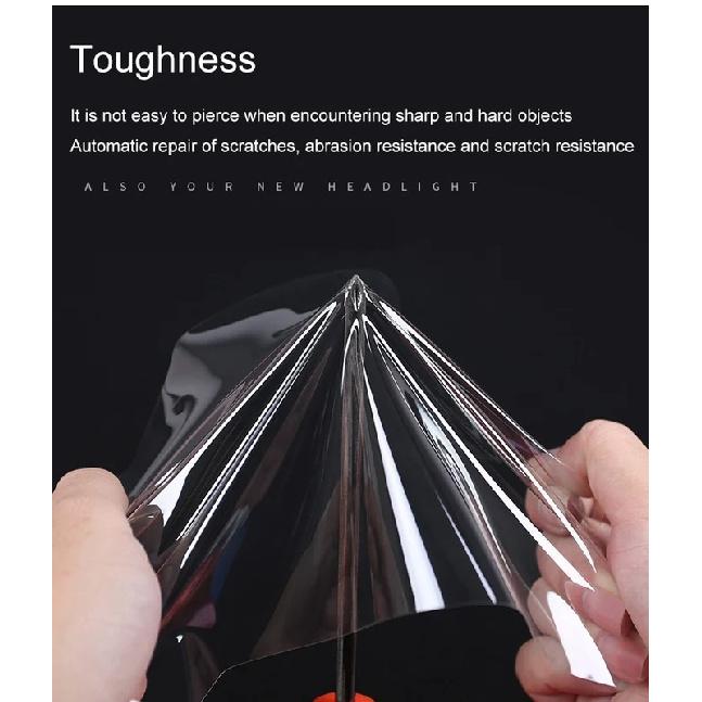 Black TPU Car Body Protective Film Invisible For Tesla Model 3/Y 2017-2025 Front Rear Door Extended Transparent Car Clothing Set