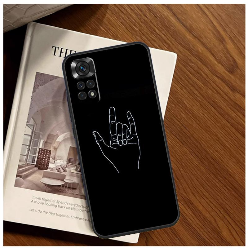 

Rock Roll Skull Case For Xiaomi Redmi Note 12 12S 11 11S 10 10S 9 9S 8 Pro 8T Redmi 12C 10C 9C Back Cover Redmi 10