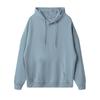 Unisex Thin Hooded Pullovers: Solid Color Sweatshirts, Sportswear, Group Apparel, Customizable with Logo for Spring and Autumn.