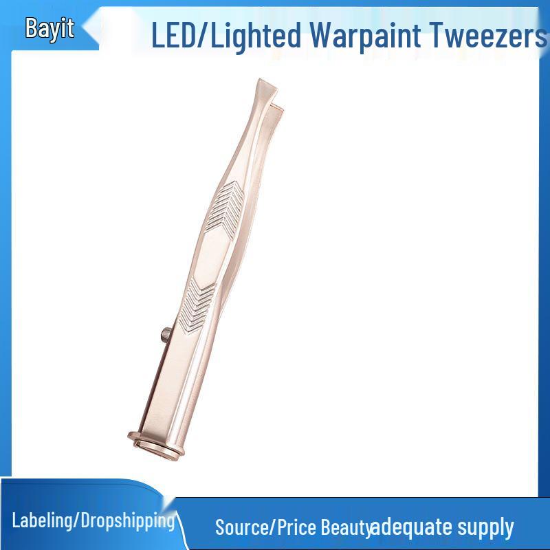 

Пинцет для бровей и триммер из нержавеющей стали с подсветкой – Светящийся инструмент для красоты «Стрелка»