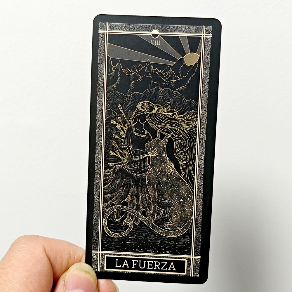 Kinner Tarot Deck A Cosmically Inspired Hand-drawn Complete 78 Card Traditional Tarot Deck In Spanish Espanol Language 11*5.3cm