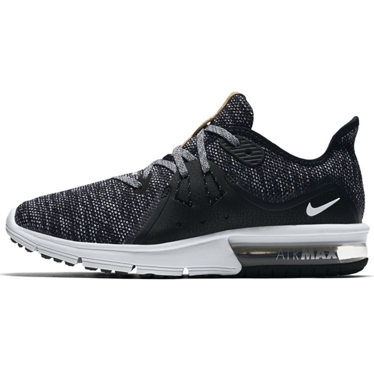 

Кроссовки Nike Air Max Sequent 3 черные женские бело-темно-серые 908993-011