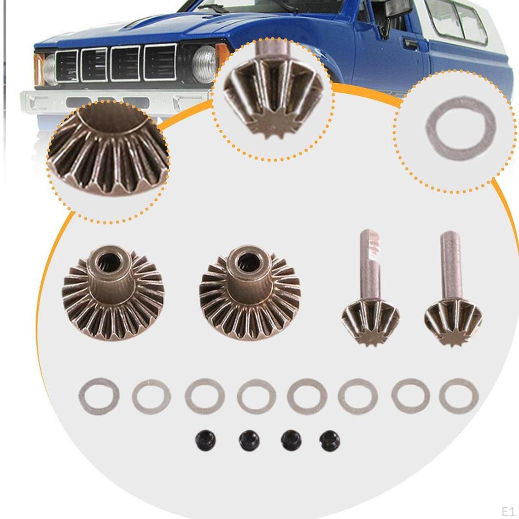 Metal Bridge Gear Set Accessories Wear Resistant Drive Shaft Convenient RC Car Parts for 1/12