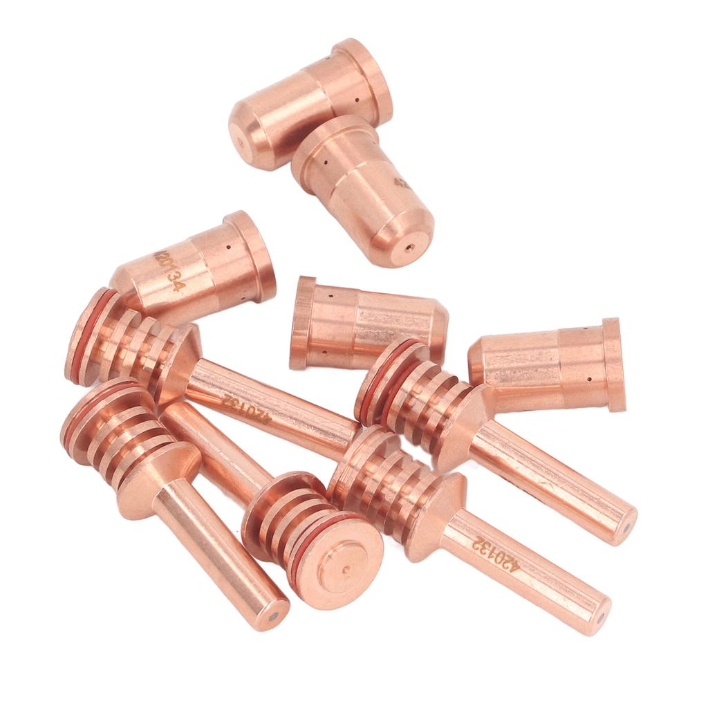 5Pcs 420132 Electrodes 5Pcs 420134 Nozzles Brass Cutting Nozzle Electrode Set for PMX 30AIR Plasma
