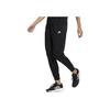 Adidas Striped Logo Print Elastic Waist Joggers Women Bottoms Black HM7072