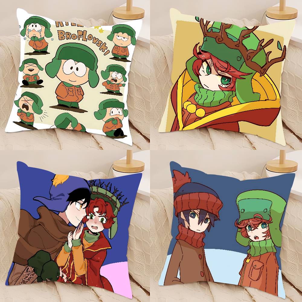 South Park K-Kyle Pillowcase Toon Gift Cushion Cover Bedroom Home Sofa Chair Seat Decor Pillow Case