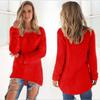 Women's Sweater Pullover with Long Sleeves and Round Neck Sweater
