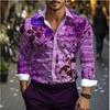 Tribal Pattern Long Sleeve Shirt, Casual Western Style, Ideal For Daily Wear