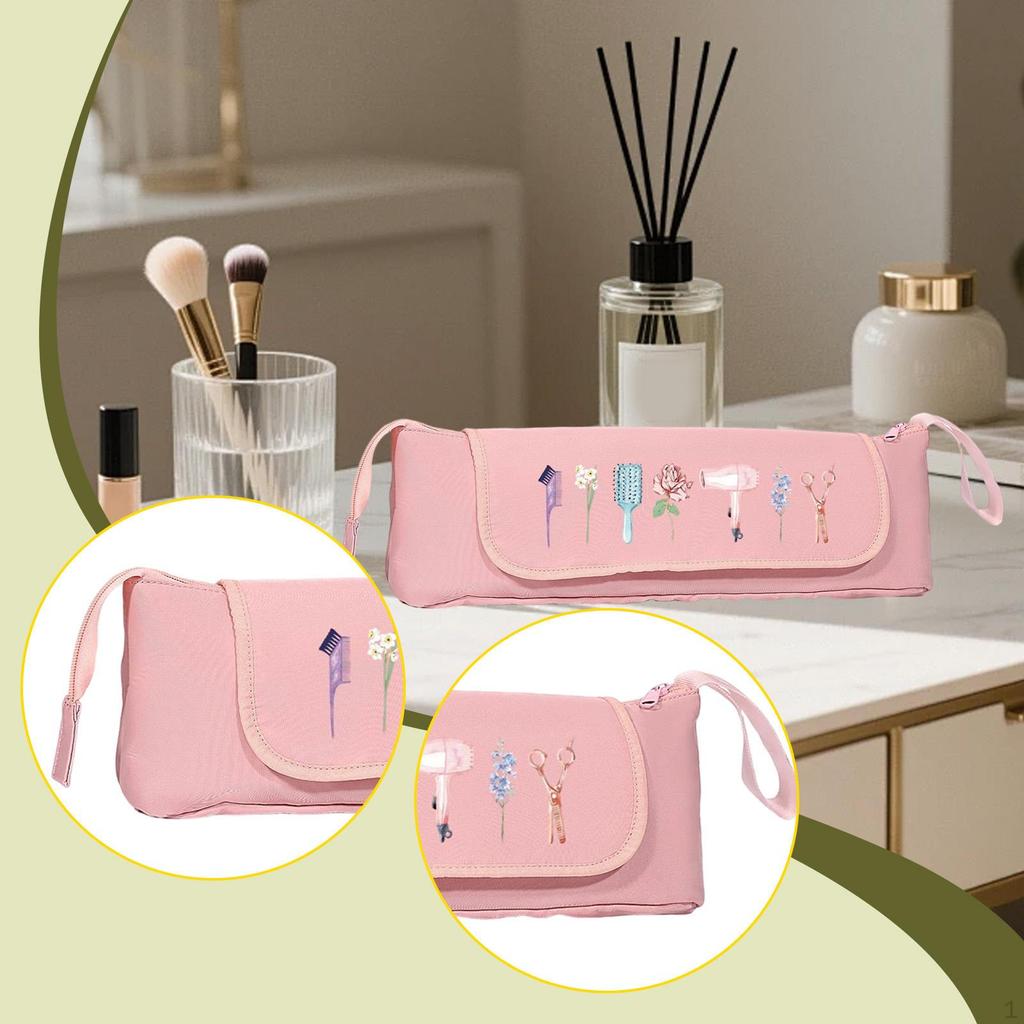 Hair Tools Travel Bag Iron Case Personal Dryer Carrying with Heat Mat Accessories