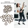 Nut Washer Kit Instrument Socket Connector Fasteners for Electric Guitar Bass M9 Female Thread